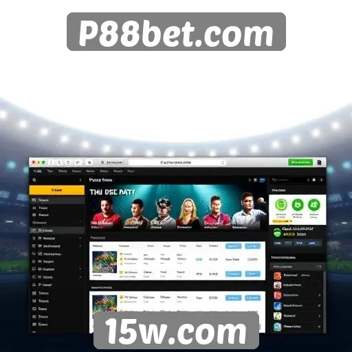 Interface do site P88bet.com é elogiada por sua facilidade de uso